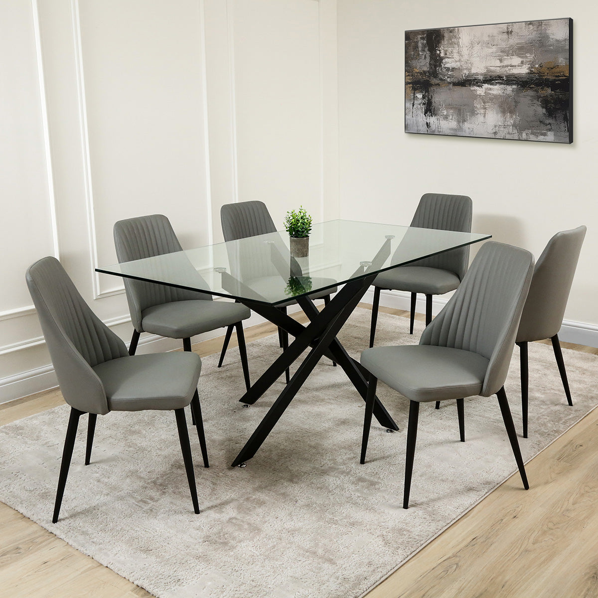 Buy Glass Dining Table Online in UAE | Modern & Stylish Dining Tables ...
