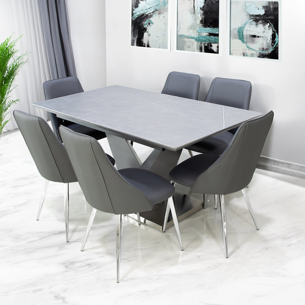 extendable dining table set