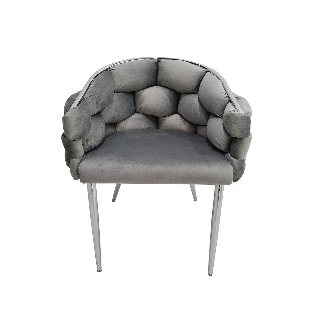 grey bubble chair