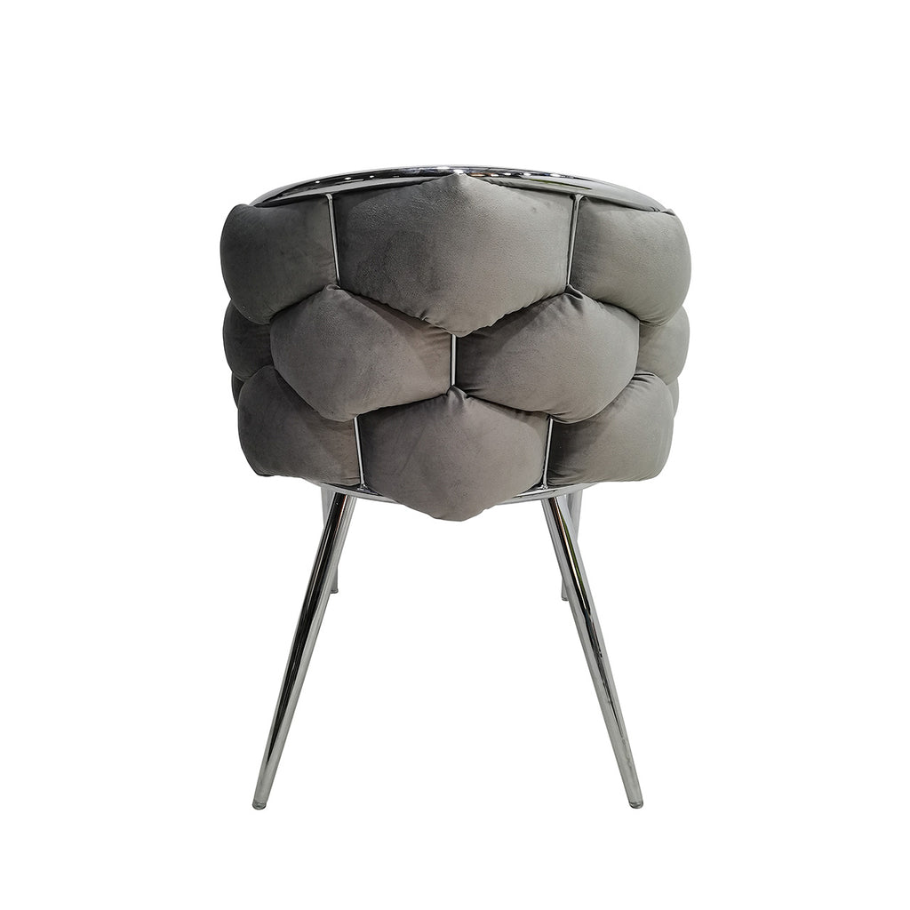 bubble chair in grey color