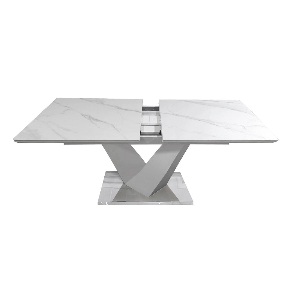 marble extendable dining table in Dubai