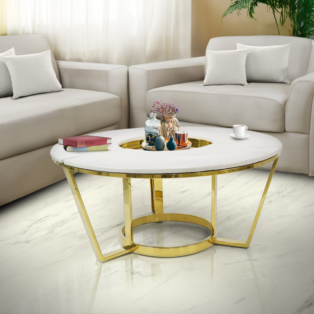 Top 7 Golden Colour Coffee table for Your Living Room