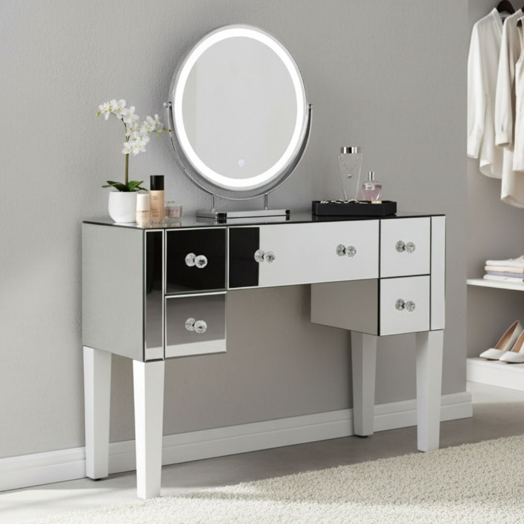 sachin and babi light blue dress Vienna dressing table inc mirror in grey