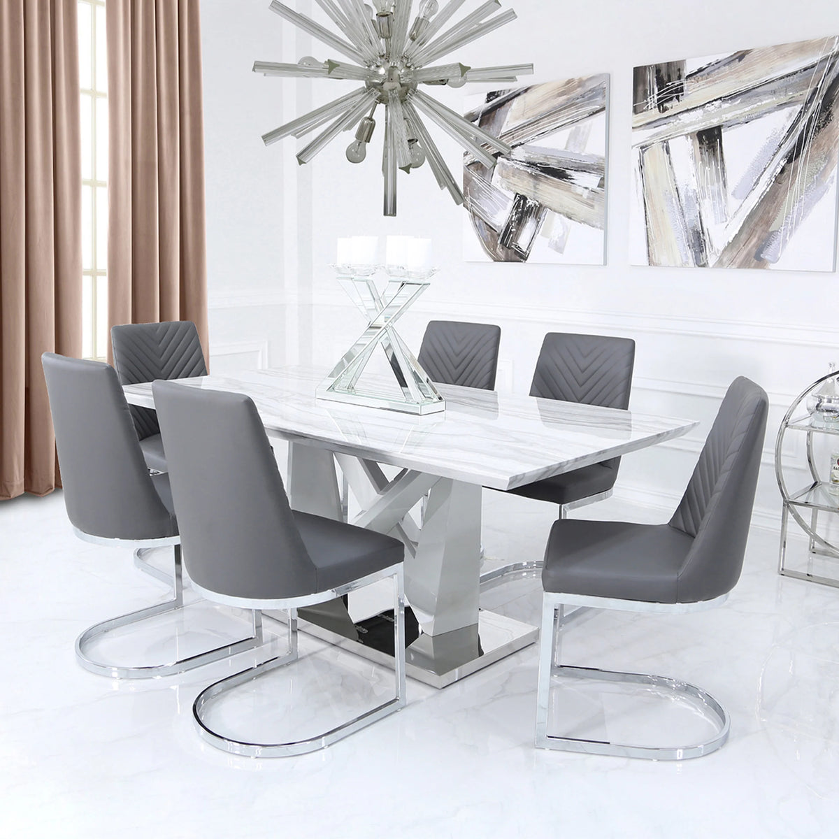 Buy Marble Dining Tables in Dubai UAE Modern Marble Dining Sets VANITY LIVING
