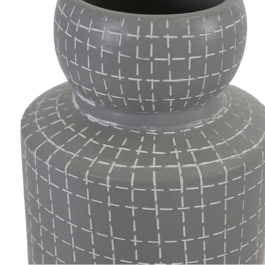 32.8cm Grey Ceramic Vase