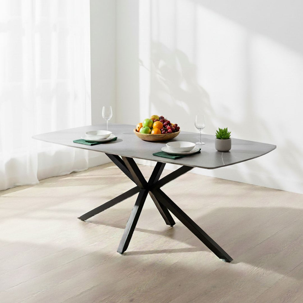 6 Seater Dining Table – Livoro Slate Sintered Stone