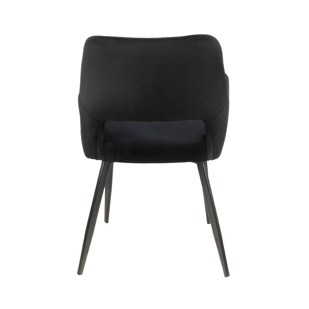 black velvet dining chair in Dubai