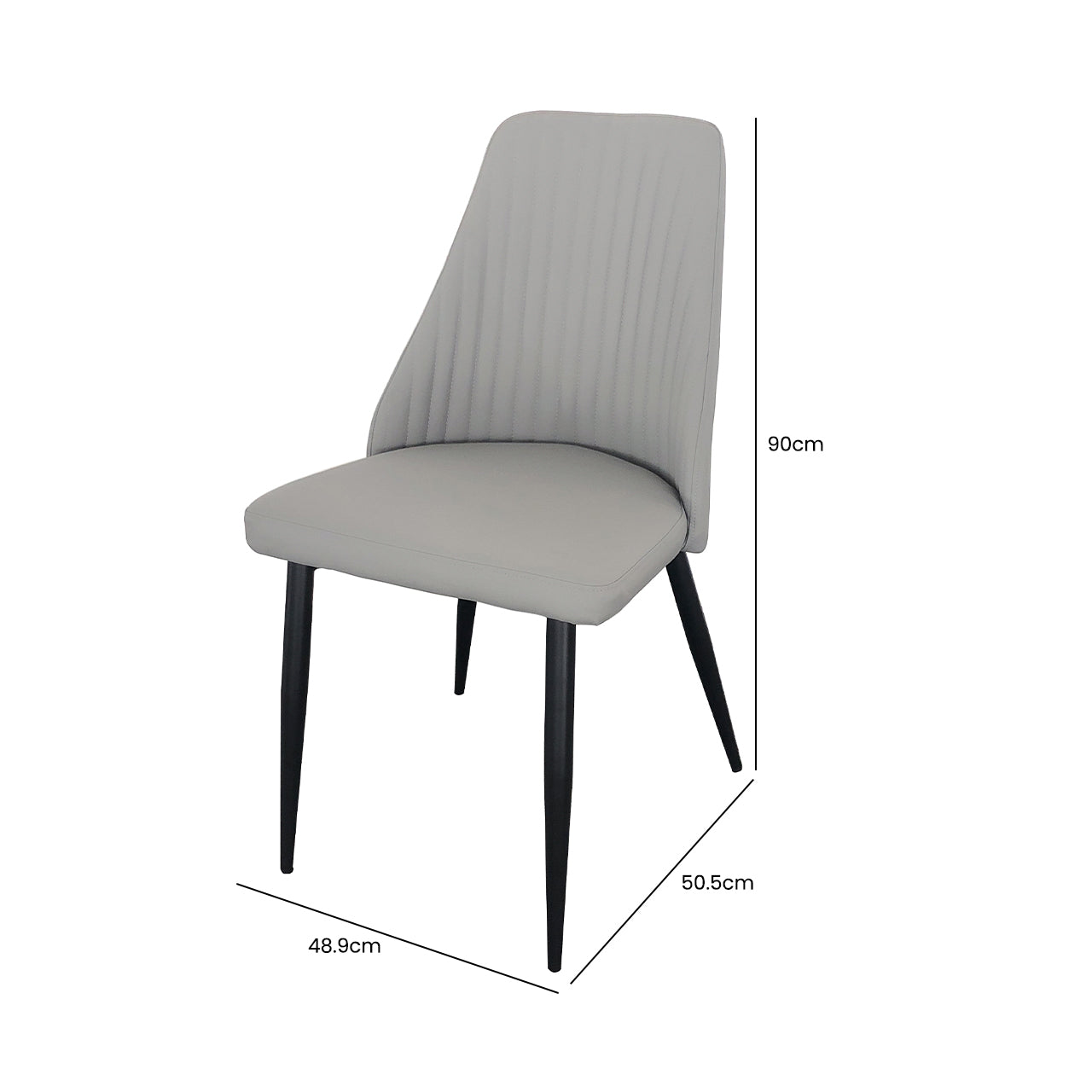 grey color dining chair