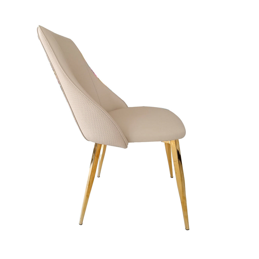 dining chair with gold legs