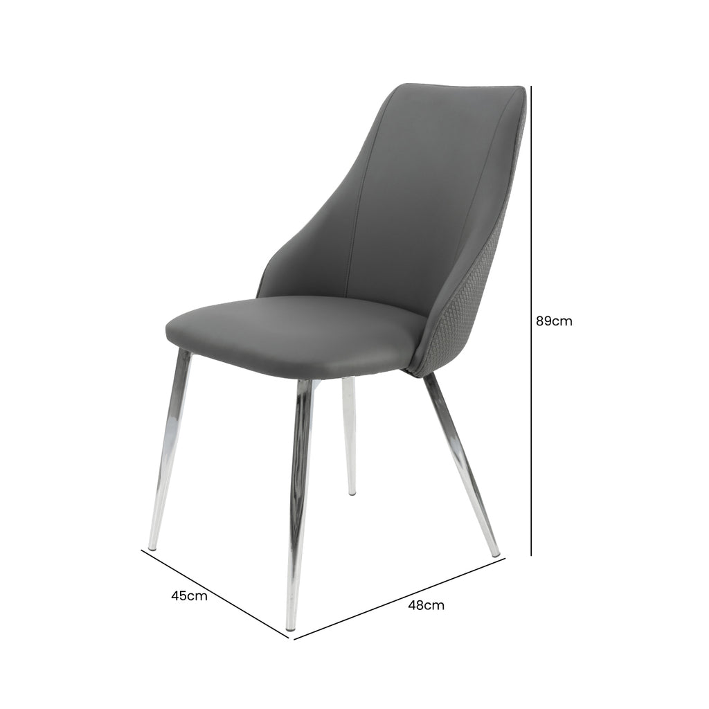 grey dining chair