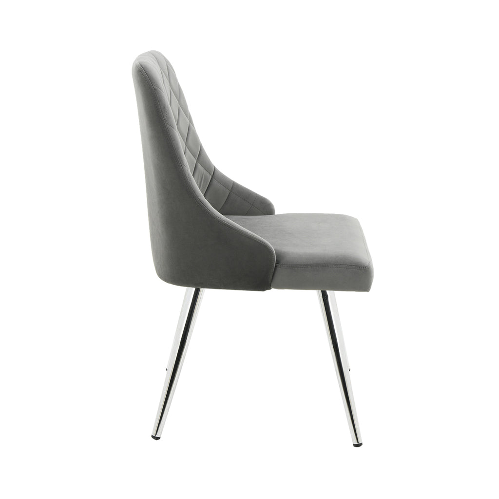 chrome legs dining chair in UAE