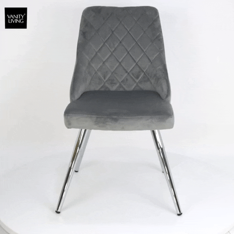 milan grey dining chair 