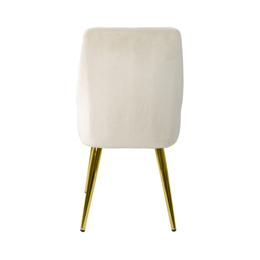 velvet dining chair with gold legs
