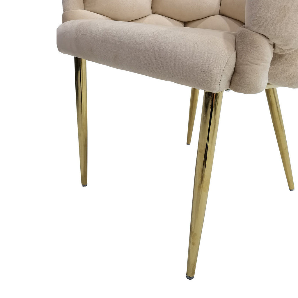 bubble chair with gold legs
