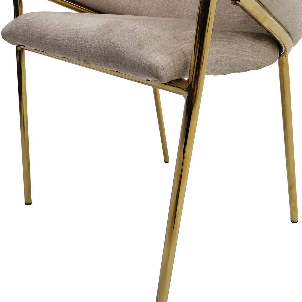 gold dining chair
