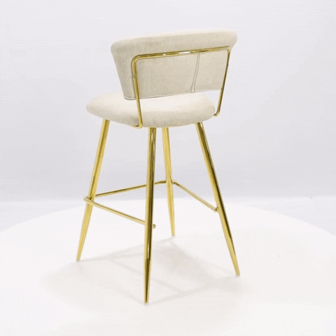 cream bar chair