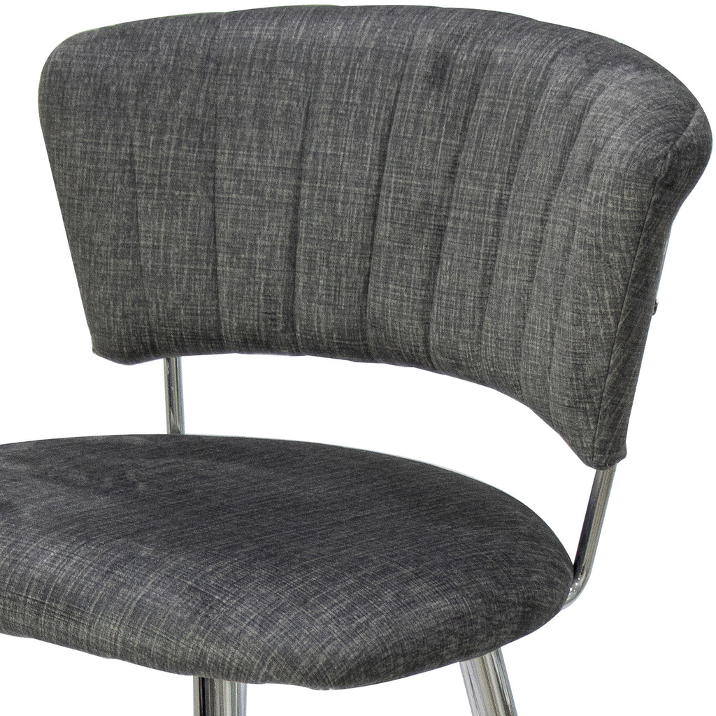 grey color bar chair 