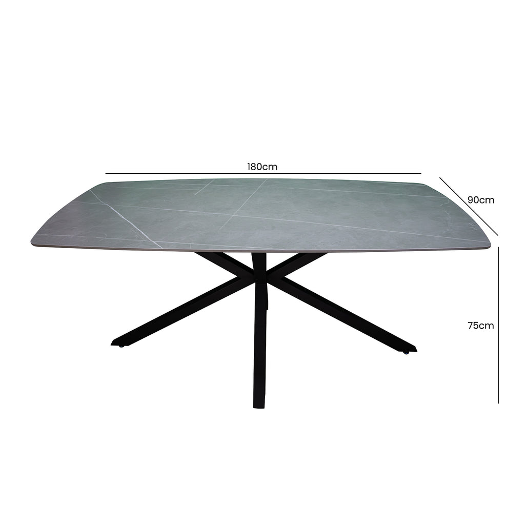 grey marble dining table
