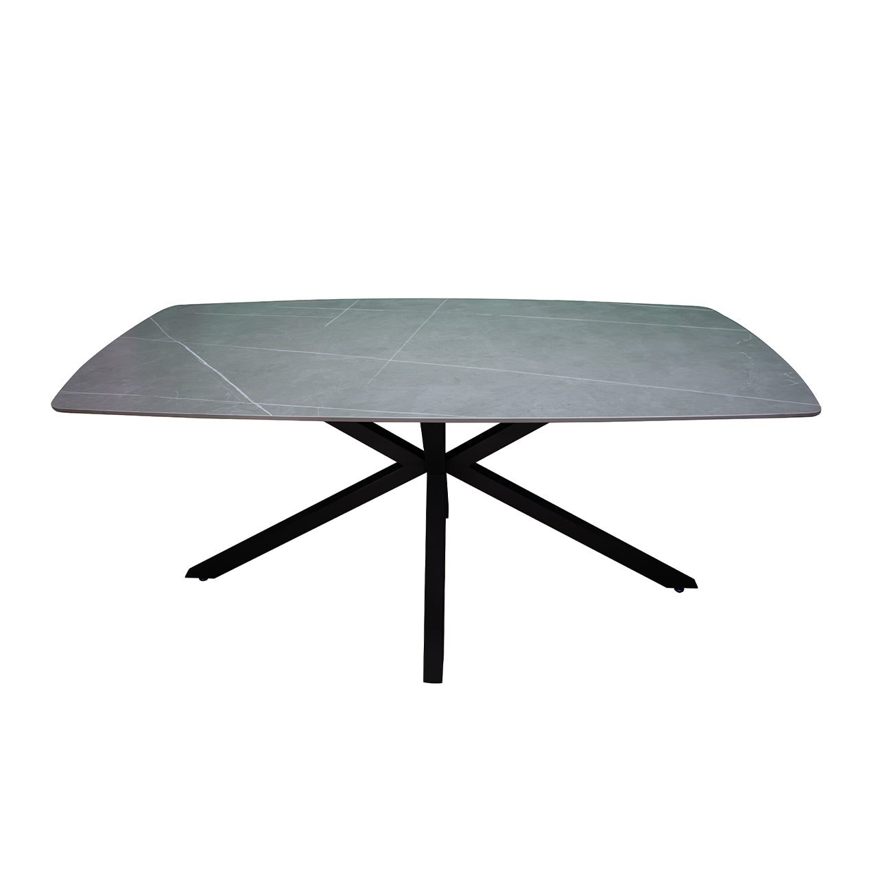 black dining table