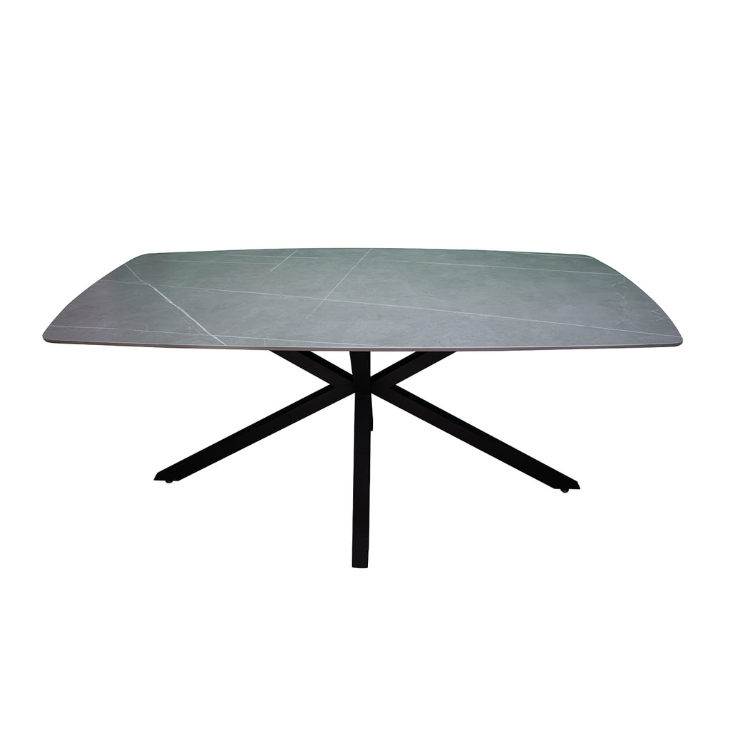 grey marble slate dining table