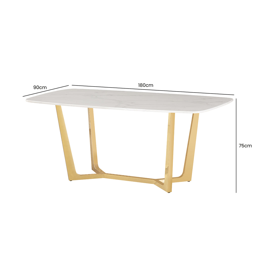 marble top dining table