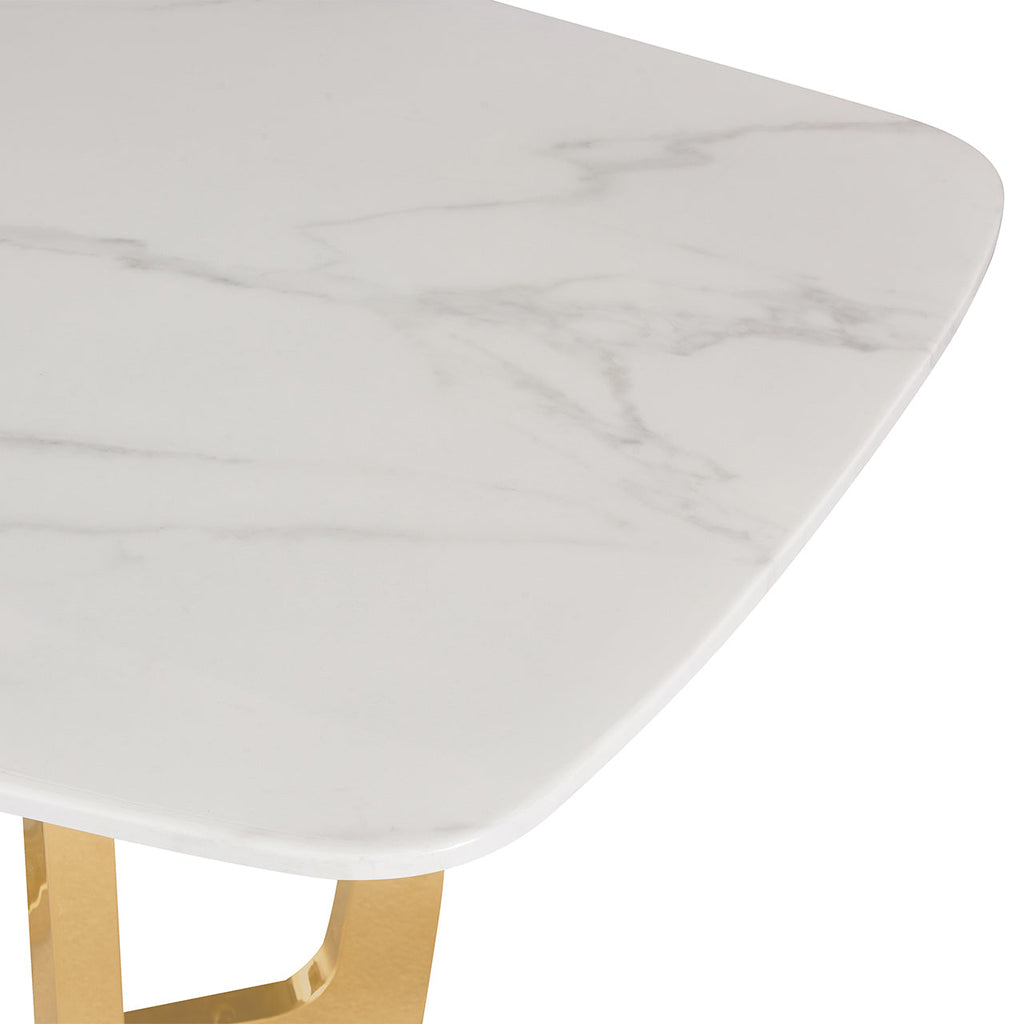 cream marble dining table dubai