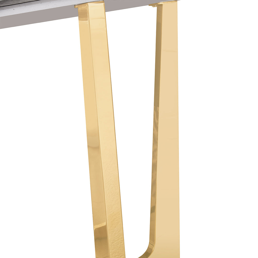 gold dining table in dubai