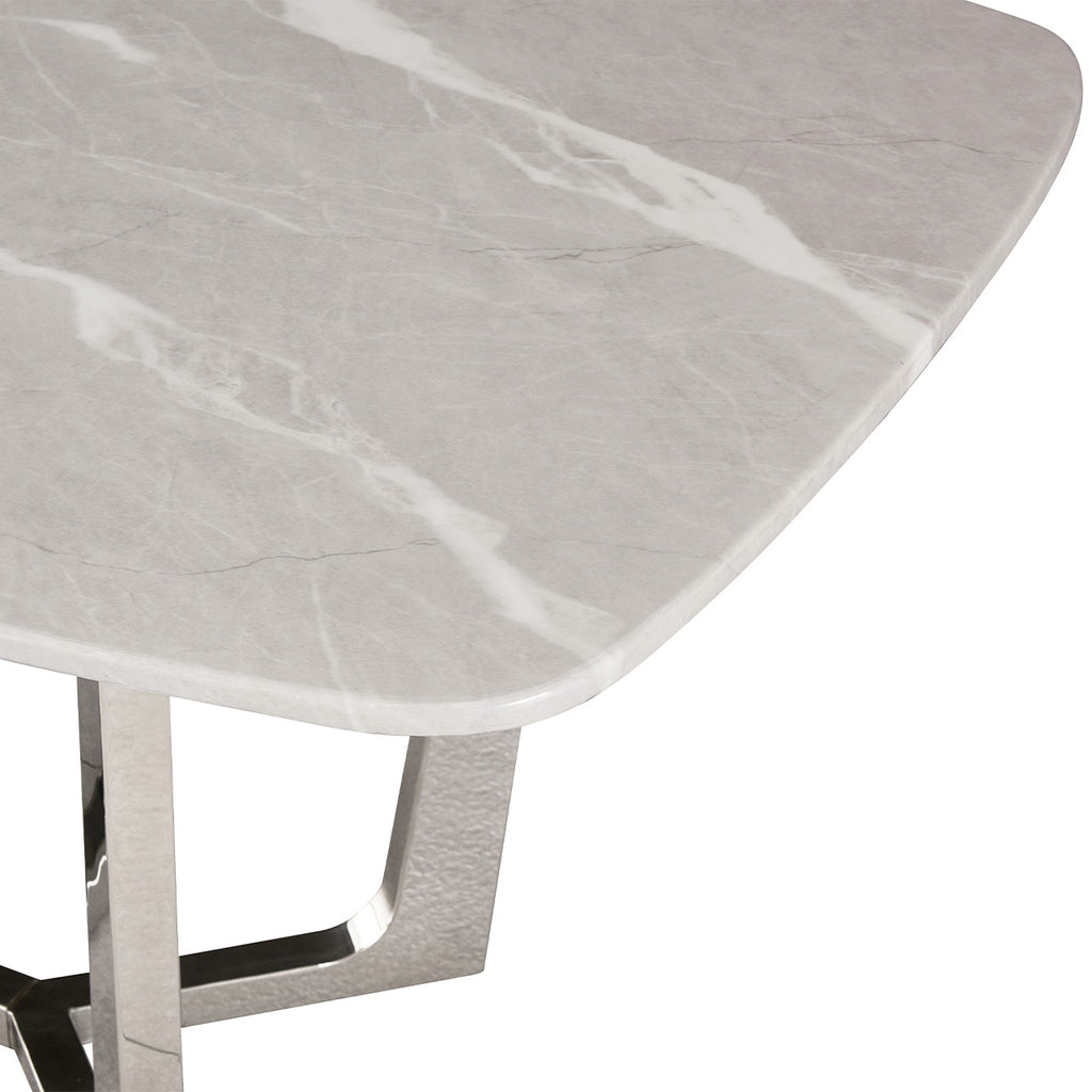 grey marble dining table