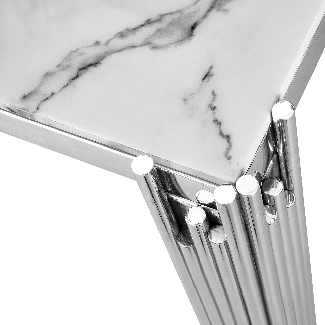 chrome dining table