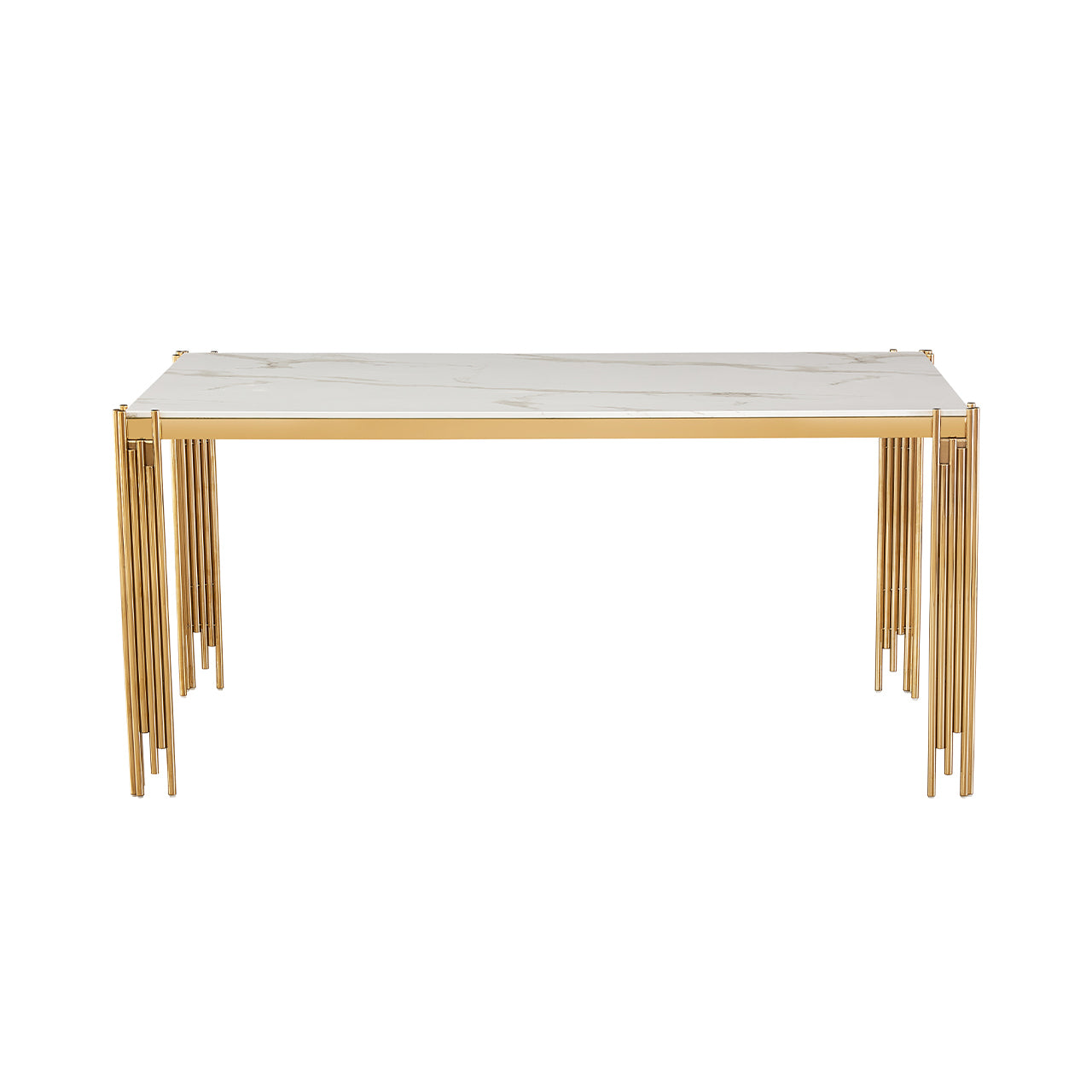 cream marble glass dining table