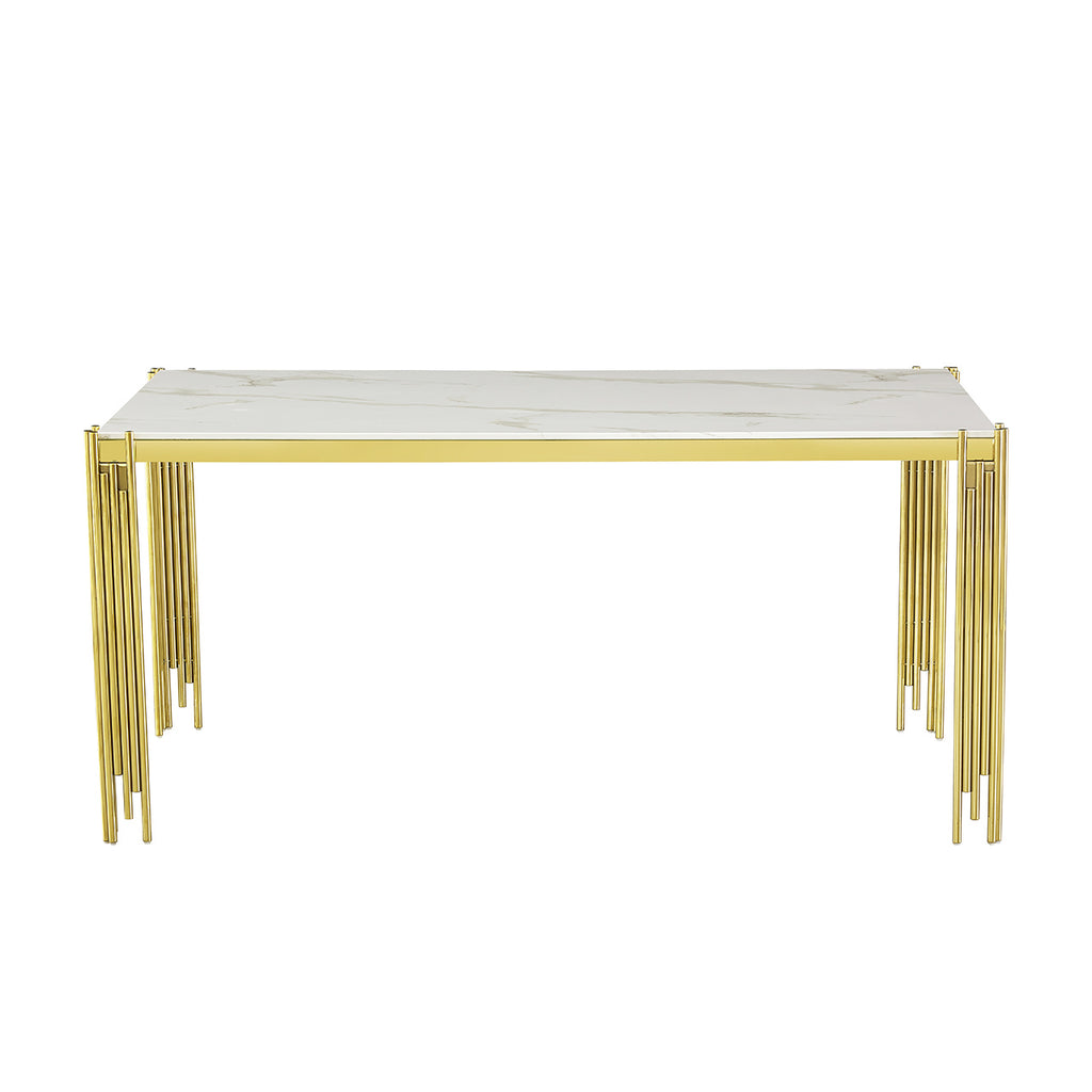 gold dining table 
