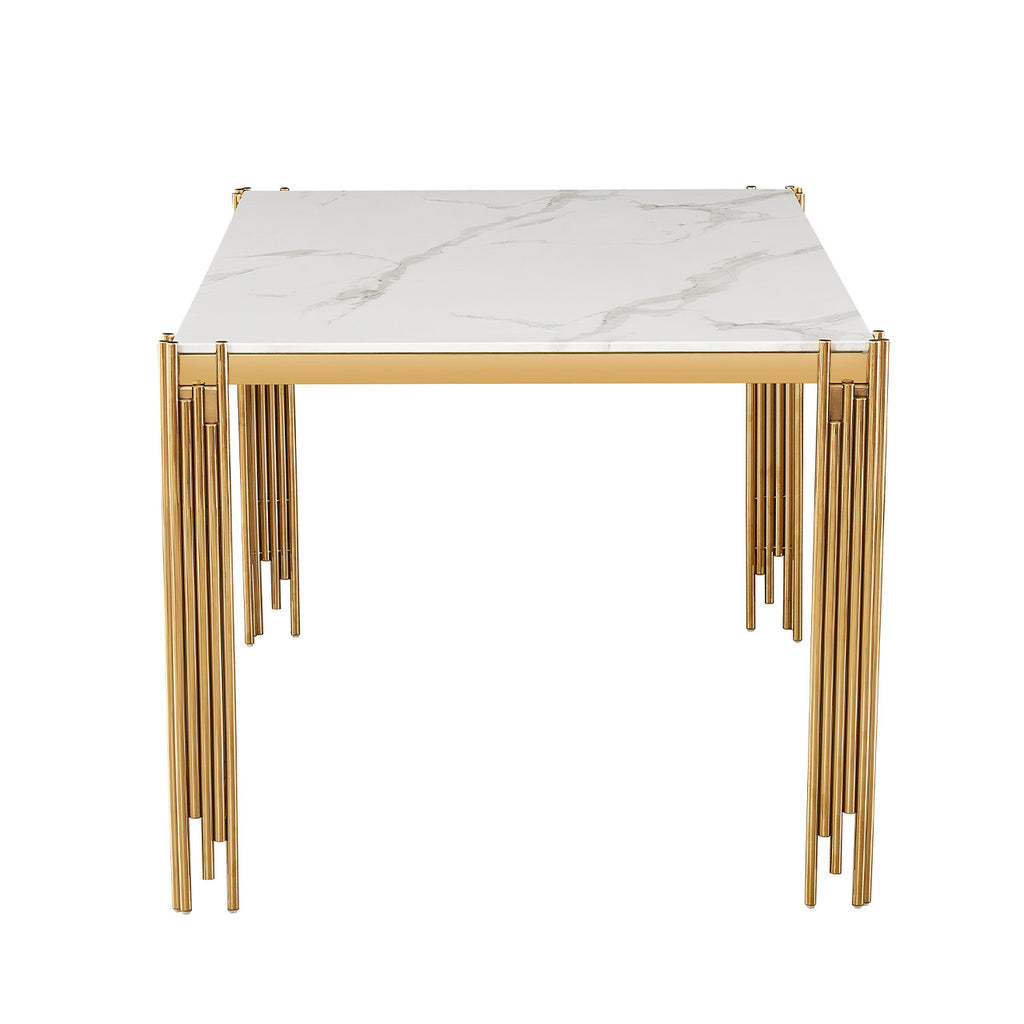 marble glass top dining table