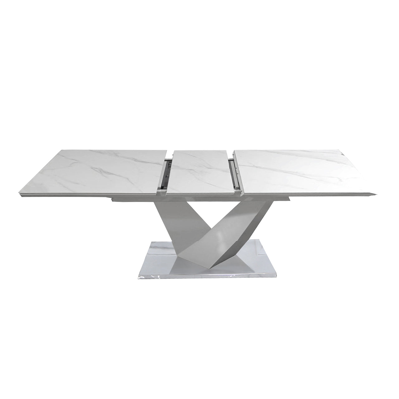 grey marble top dining table