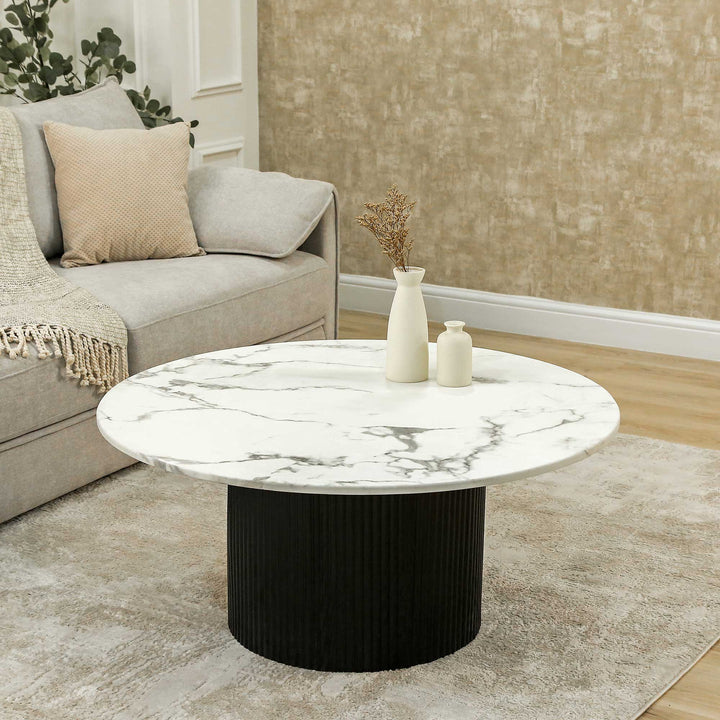 Premium White & Black Marble