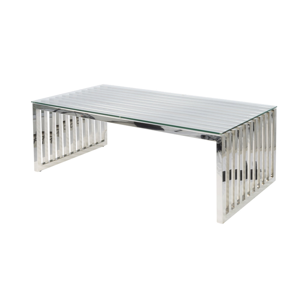 chrome coffee table for living room