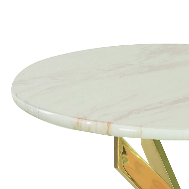 gold marble dining table