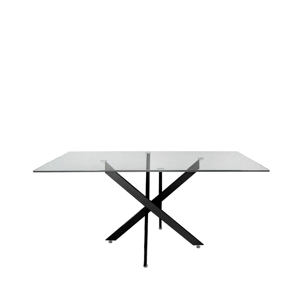 black large dining table in dubai