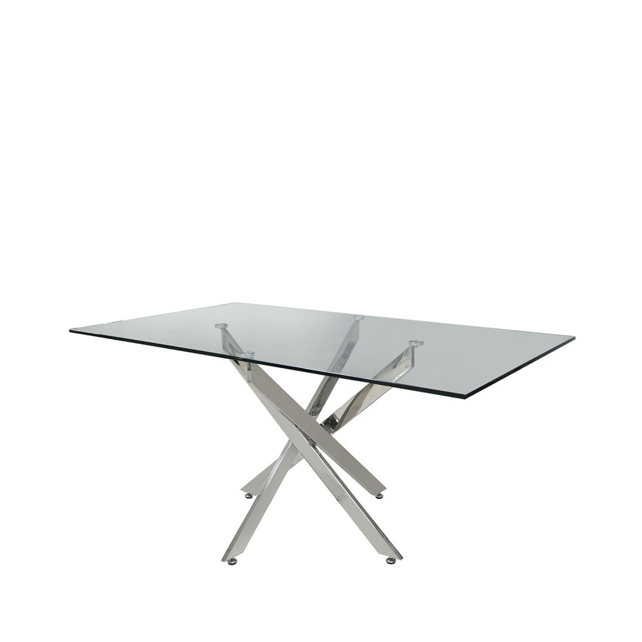 chrome dining table