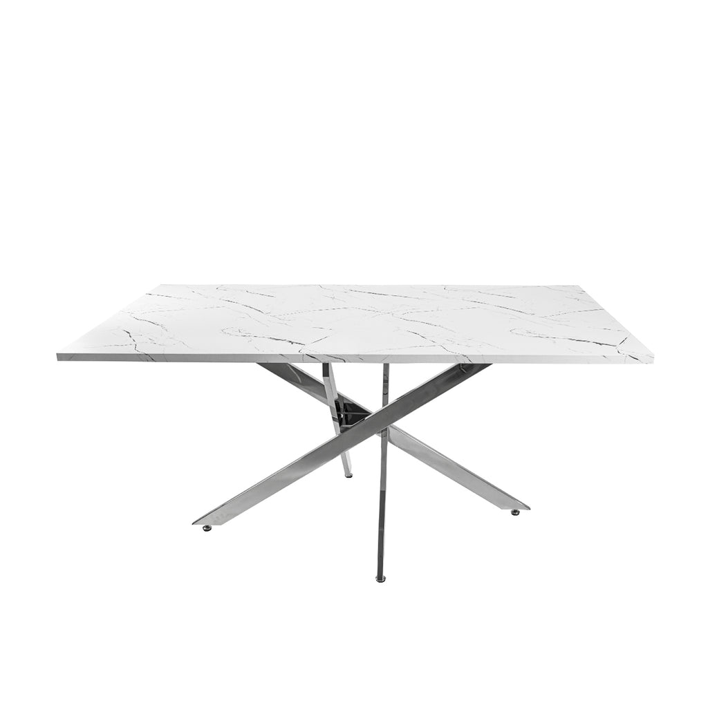 marble top large dining table