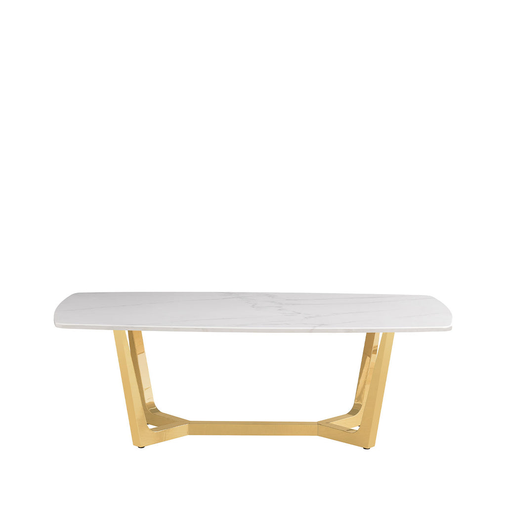 white marble coffee table