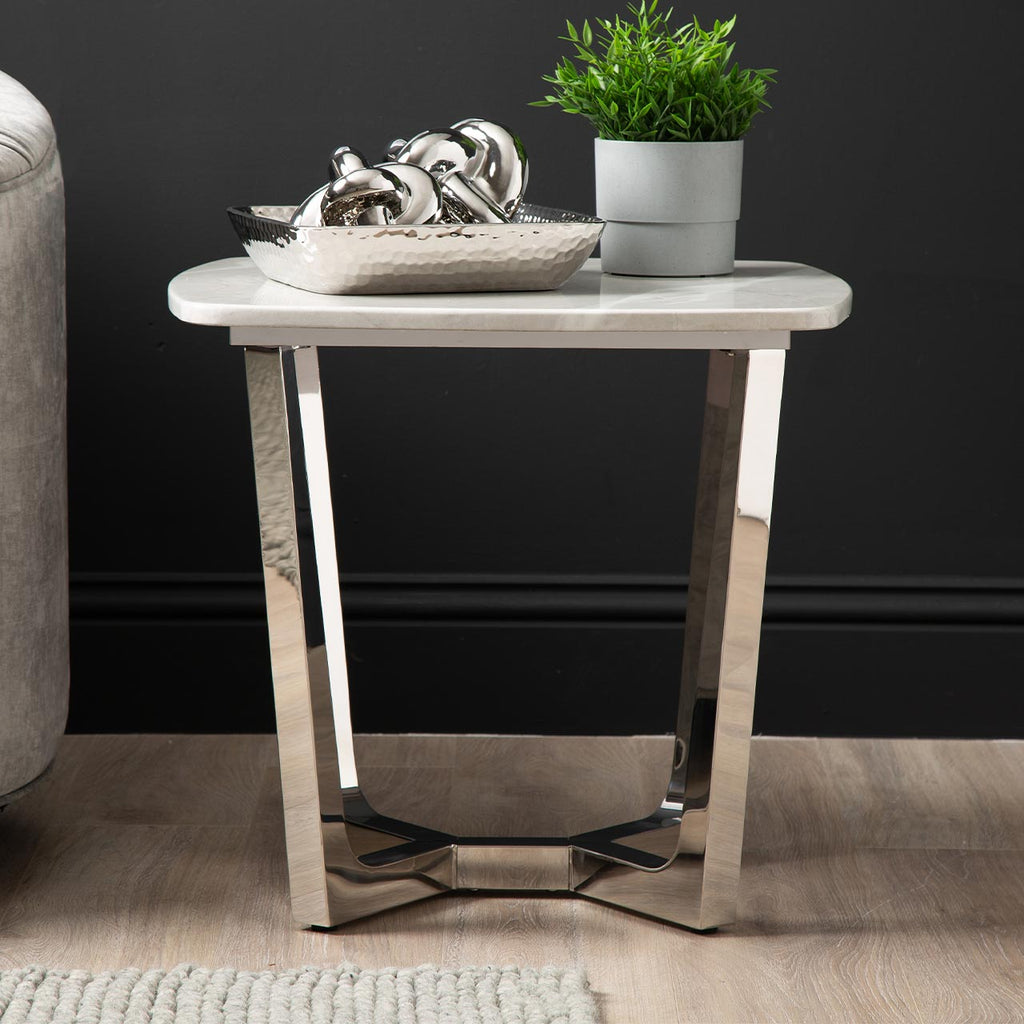 marble end table