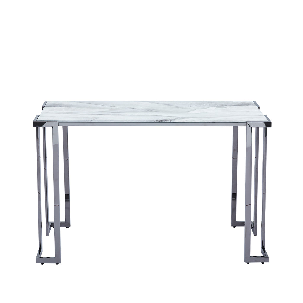 marble glass console table in UAE
