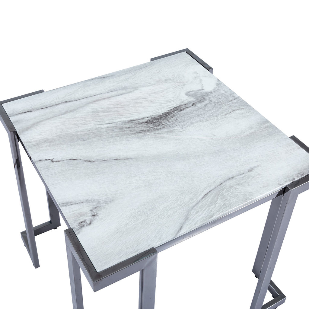 marble crafted side table 