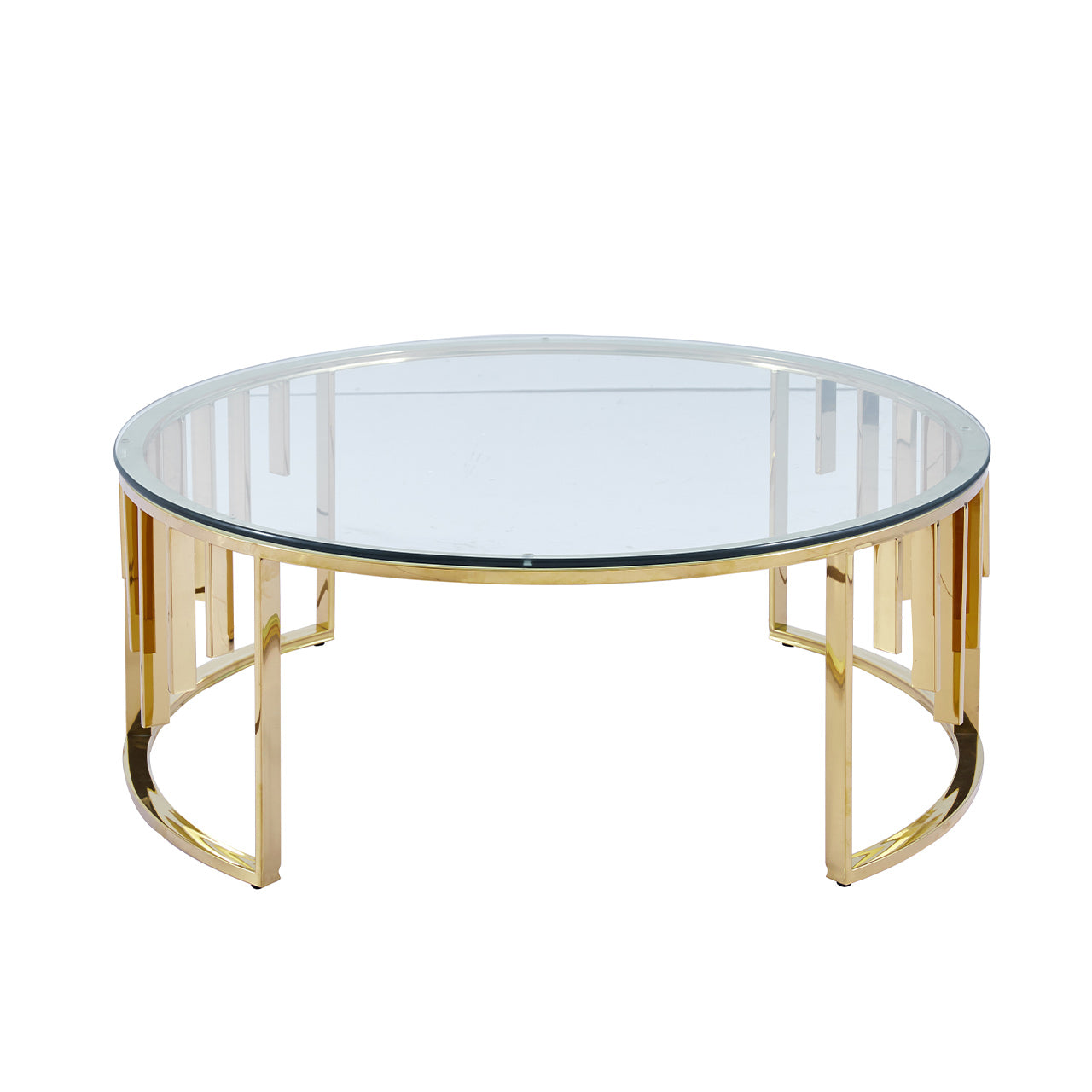 Gold glass coffee table deals