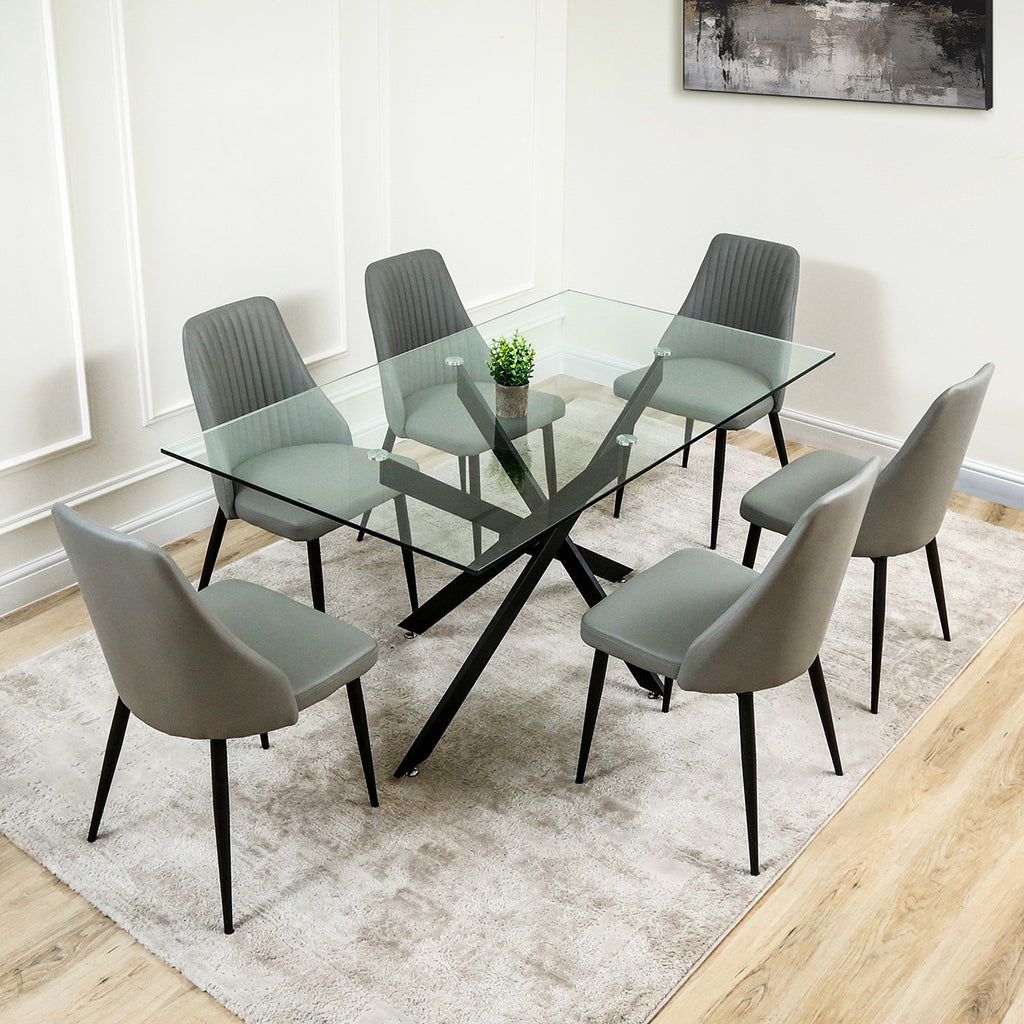 Misano Dining Table Set 6 Seater