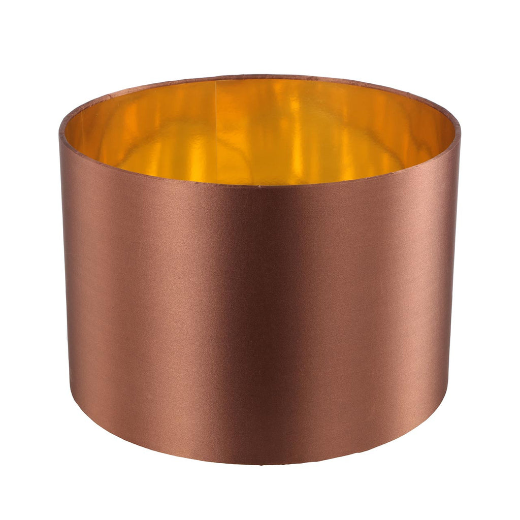 Two Tone Brown Glass Table Lamp with Dark Brown Satin Shade