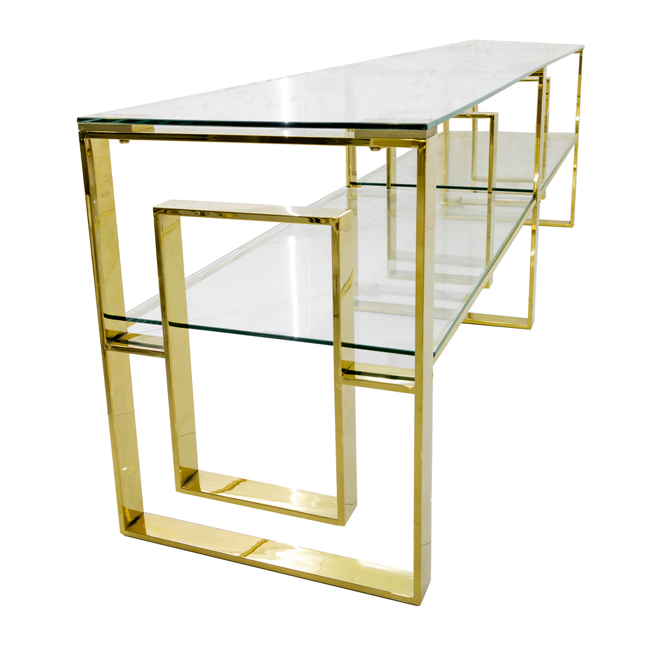 glass top tv unit