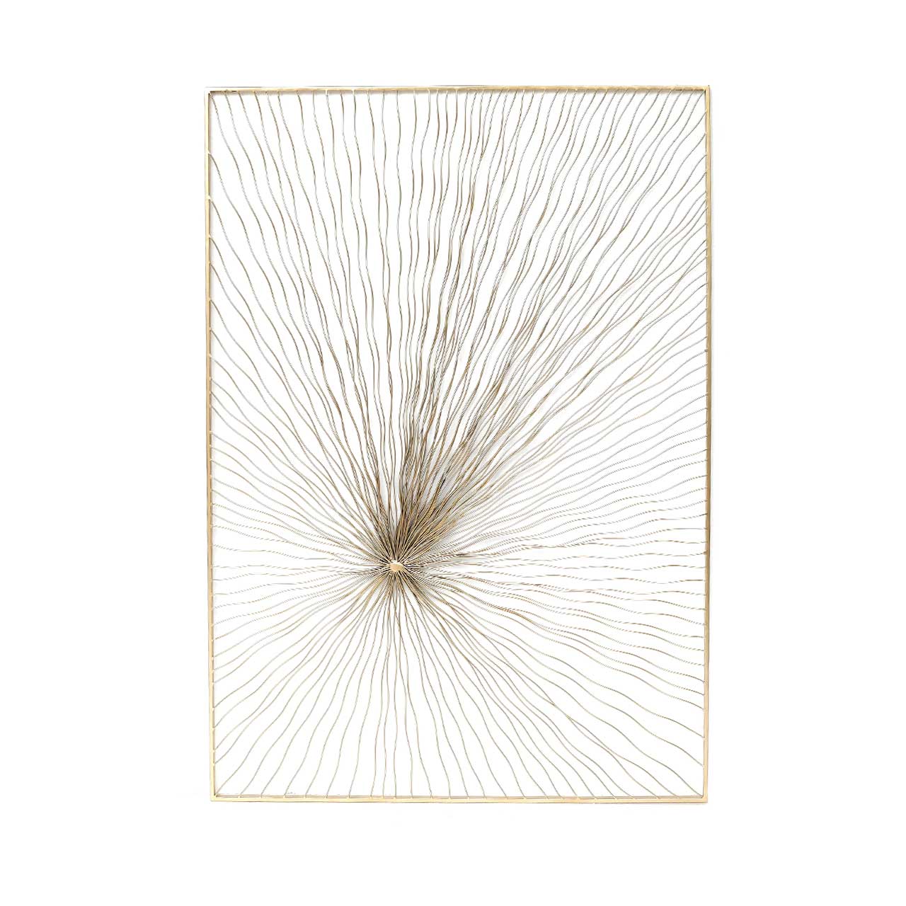 wall art in gold color