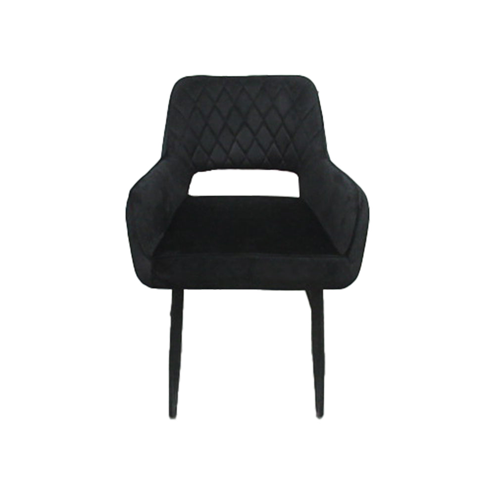 black dining chair