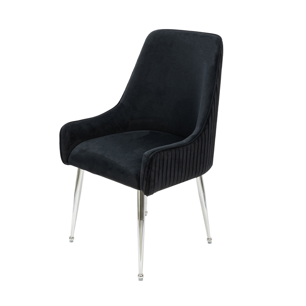 accent chair in black color